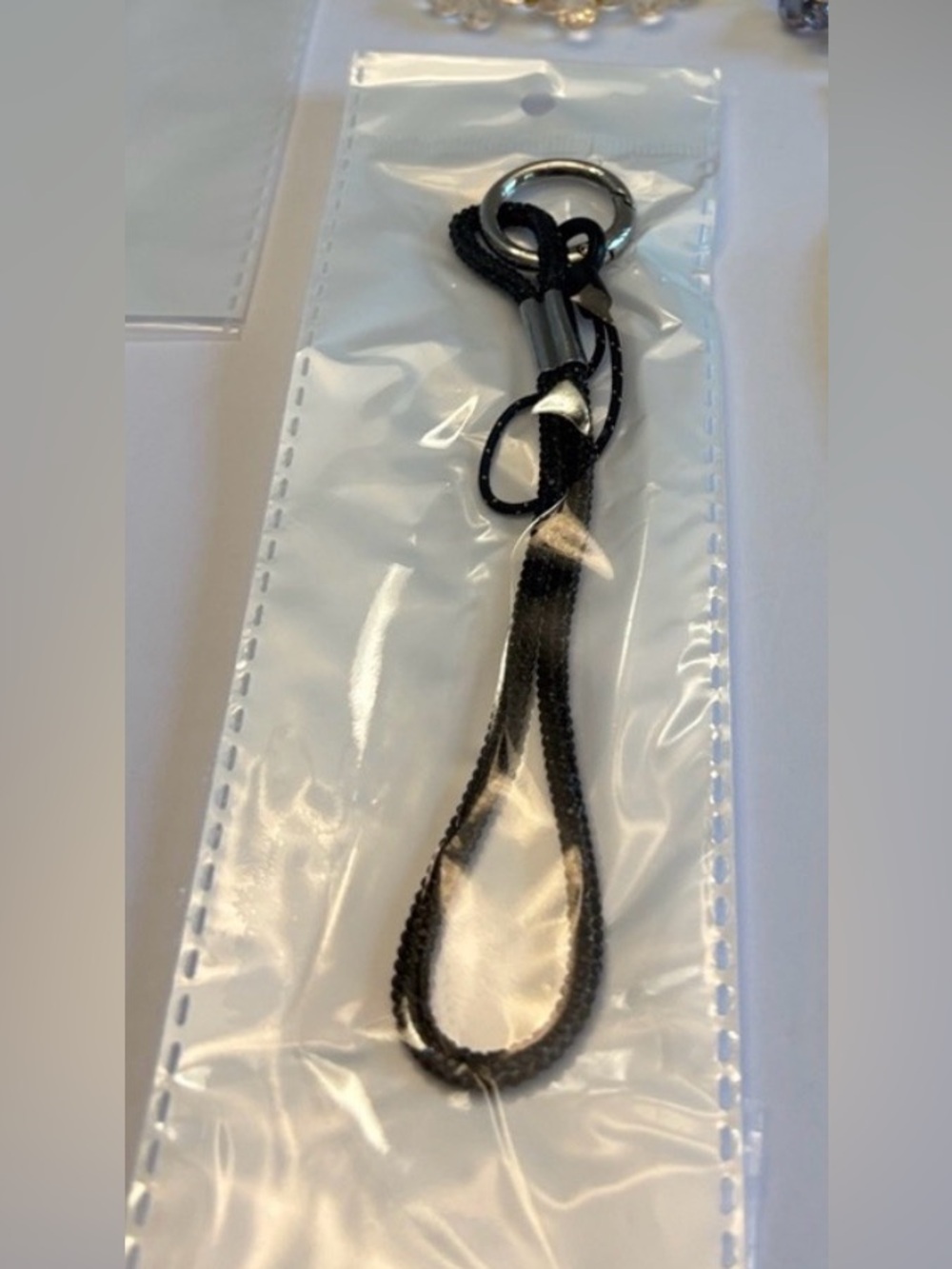 Black Phone Strap